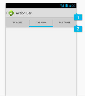 action bar android