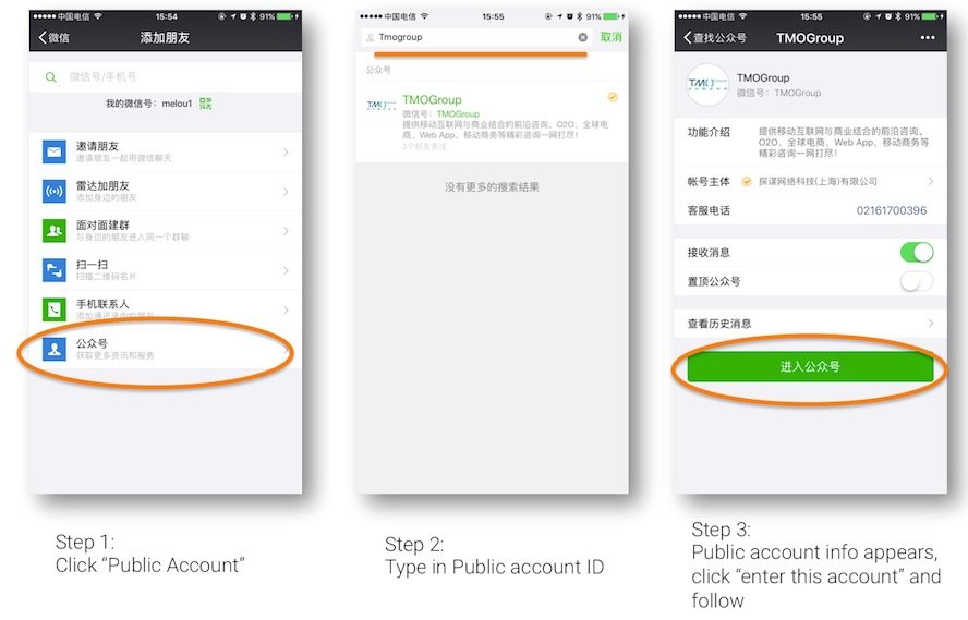 Thru WeChat ID