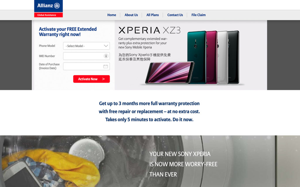 Cloud Hosting Services-Desktop Design-ALLIANZ SONY