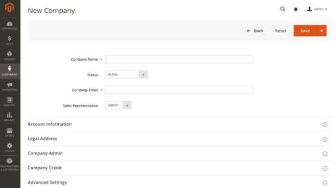Magento2-B2B-Features-Company Magento2-B2B-Features-Company