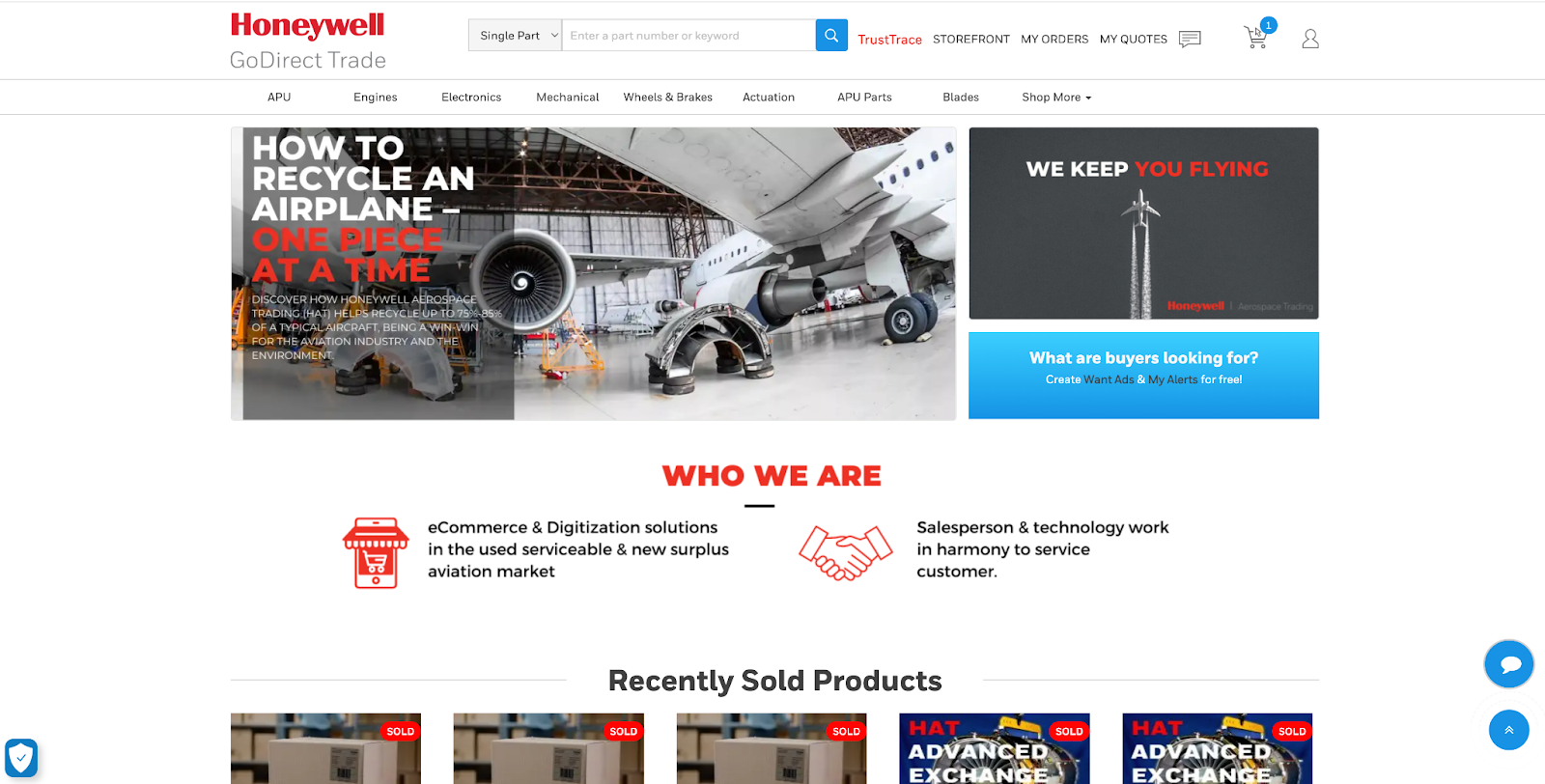 10. Honeywell Aerospace（Magento 2 - B2B Multi-vendor Platform）