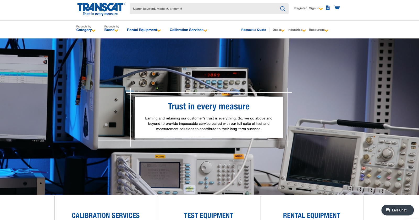 7. Transcat（Magento 2 - B2B Self-Operated Platform）