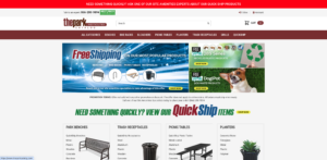 The Park Catalog's website built with Adobe Commerce (Magento)