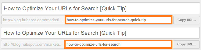 optimize url