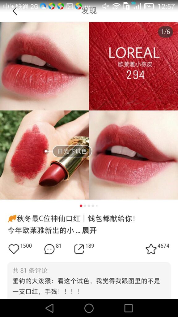 chinese app xiaohongshu strategy post