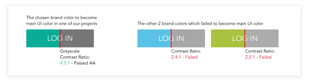 senior app design colors